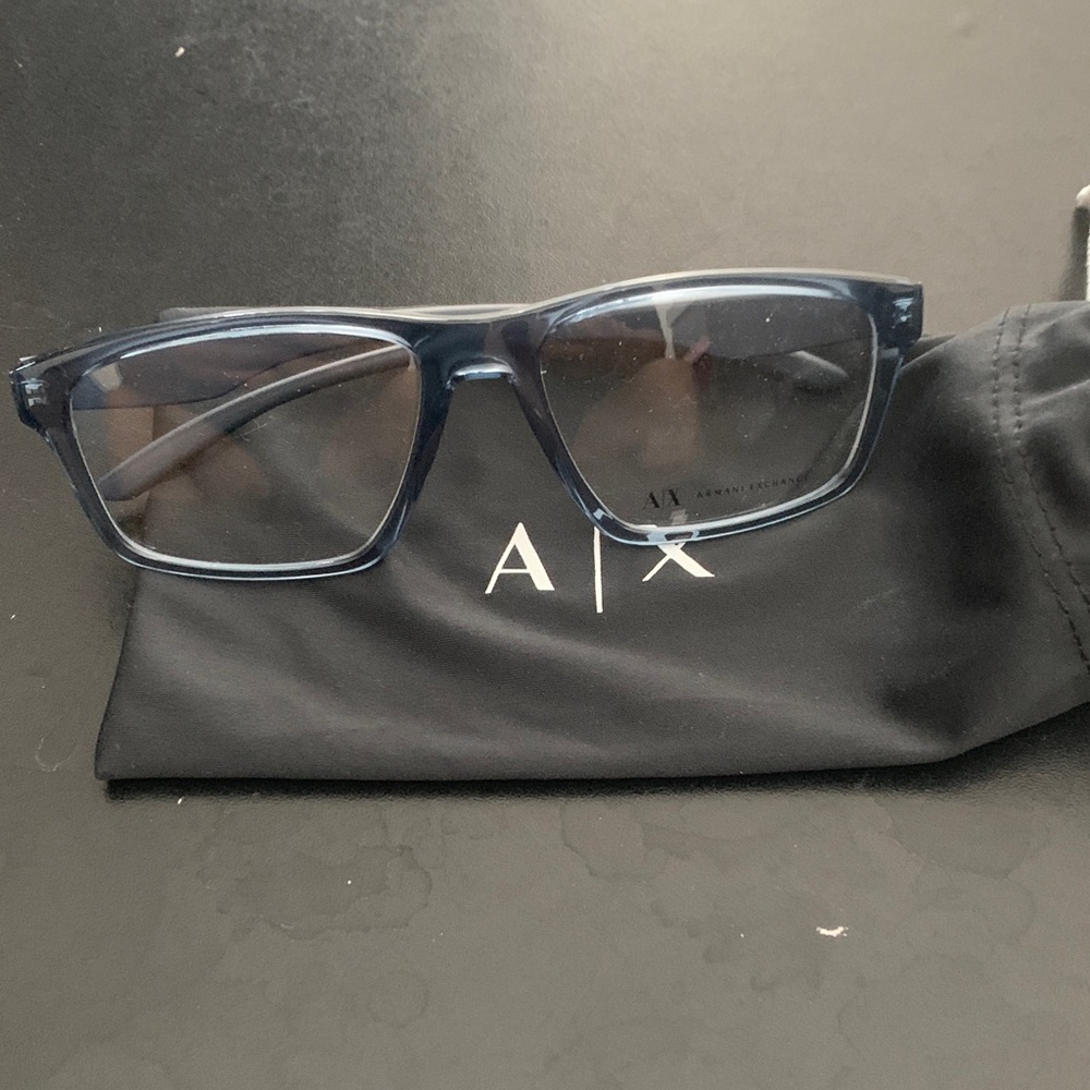 Armani Exchange Navy Blue Eyewear